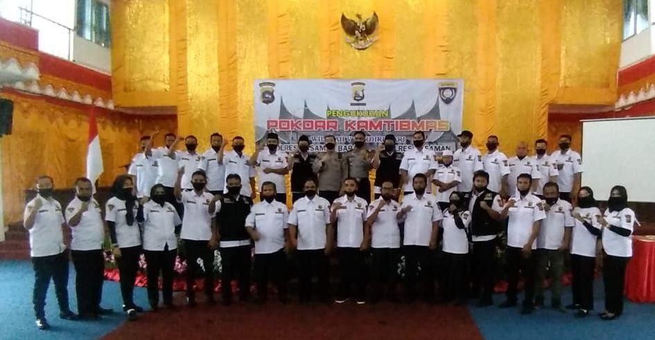 Wakapolda Sumbar Lantik Pokdar Kamtibmas Wilayah V Sumbar