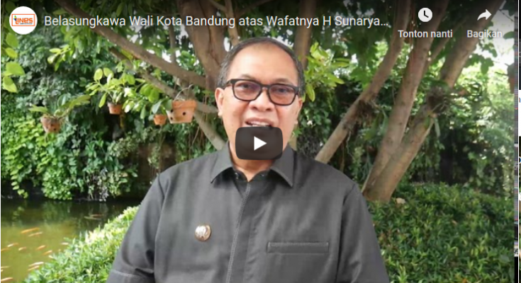 Belasungkawa SEKDA dan WALI Kota Bandung atas Wafatnya H. Sunarya Ketua DPD LDII Kota Bandung