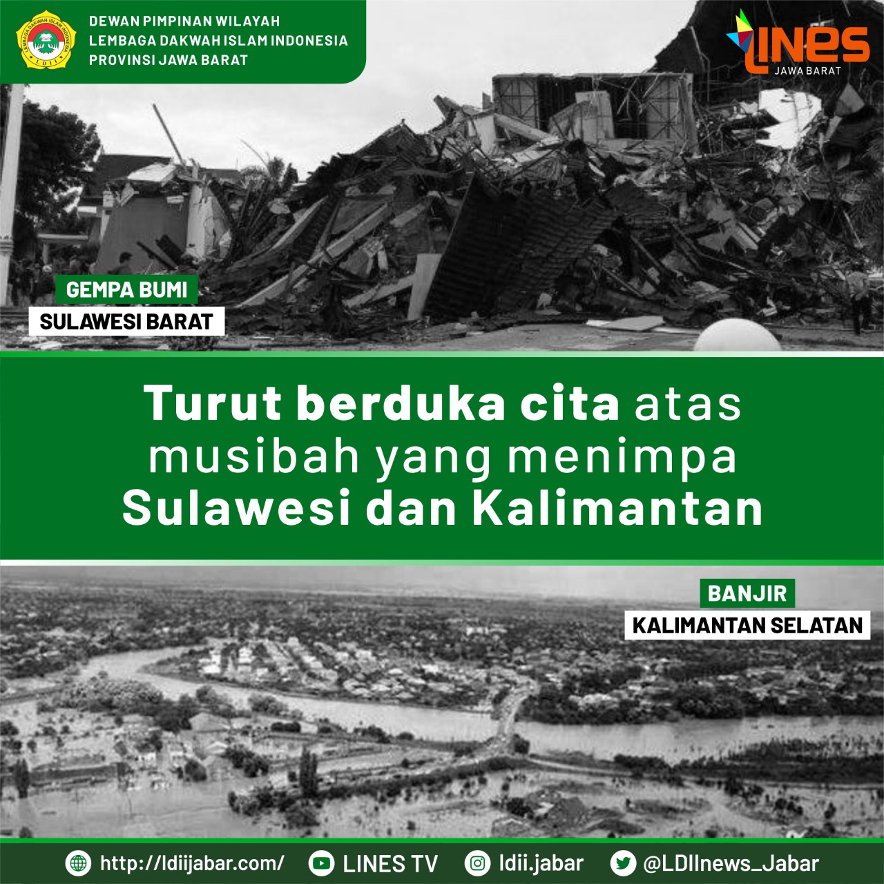 LDII Ajak Ormas Islam Bantu Korban Bencana