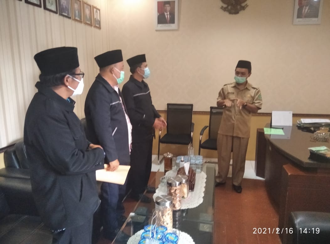 LDII Sumedang Beraudiensi dengan Kepala Kementrian Agama Sumedang