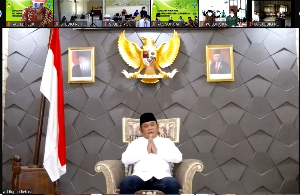 Bupati Bekasi Apresiasi LDII santuni Anak Yatim dan Duafa