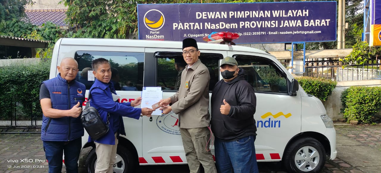 LDII Jabar Terima Bantuan Mobil Ambulance
