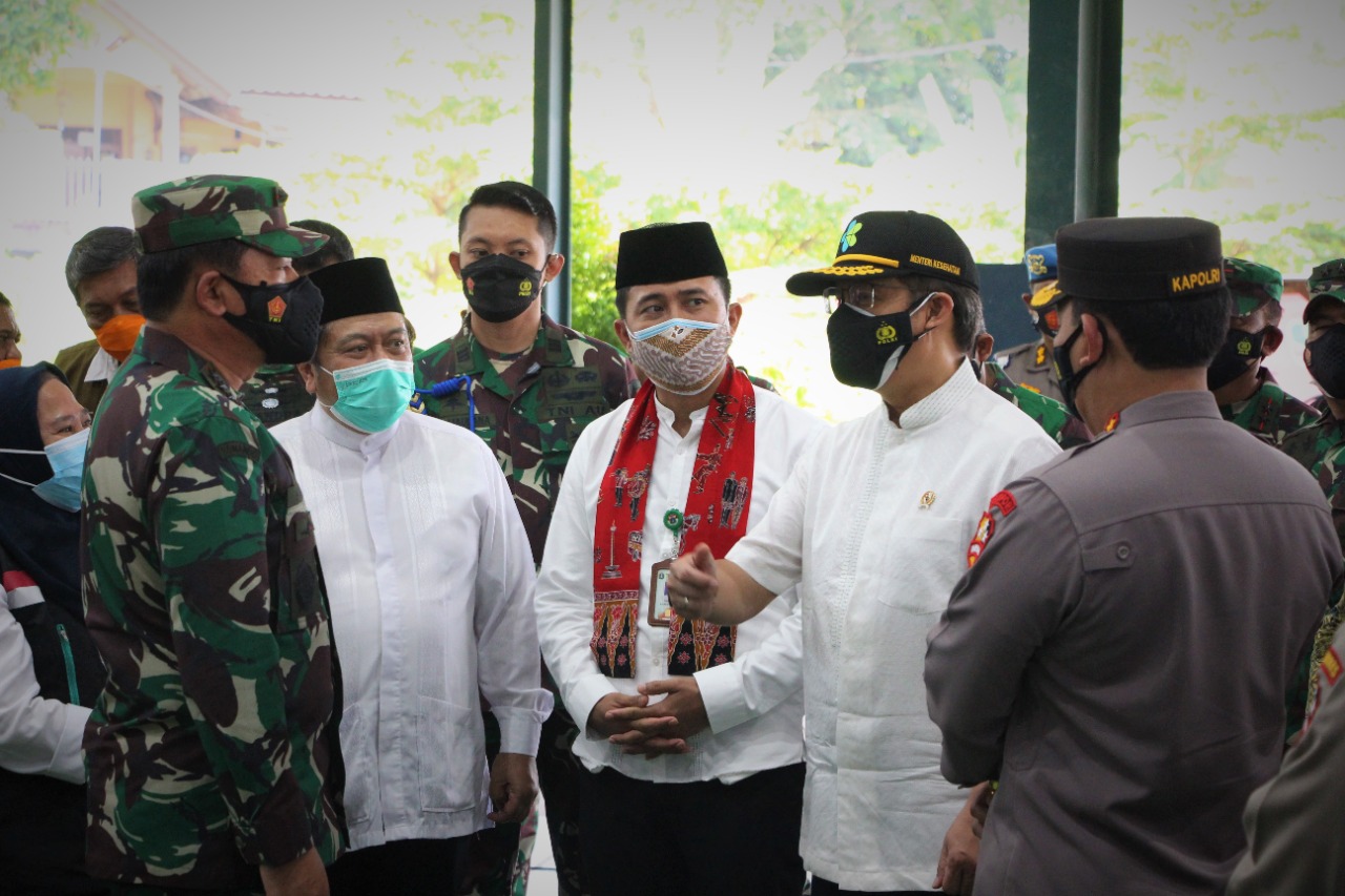 Kapolri, Panglima TNI, dan Menkes Kunjungi Lokasi Vaksin, LDII Tuai Apresiasi