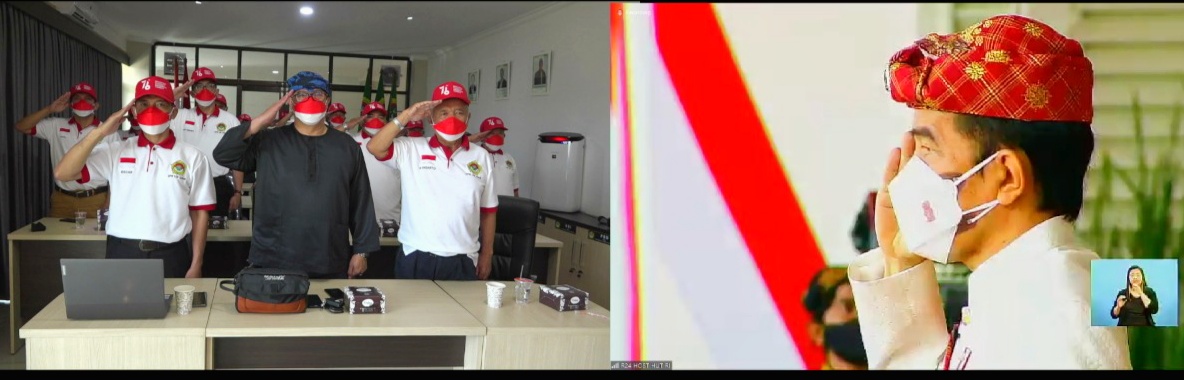 LDII Jabar Ikuti Peringatan HUT RI Ke-76 Langsung Dari Istana Merdeka