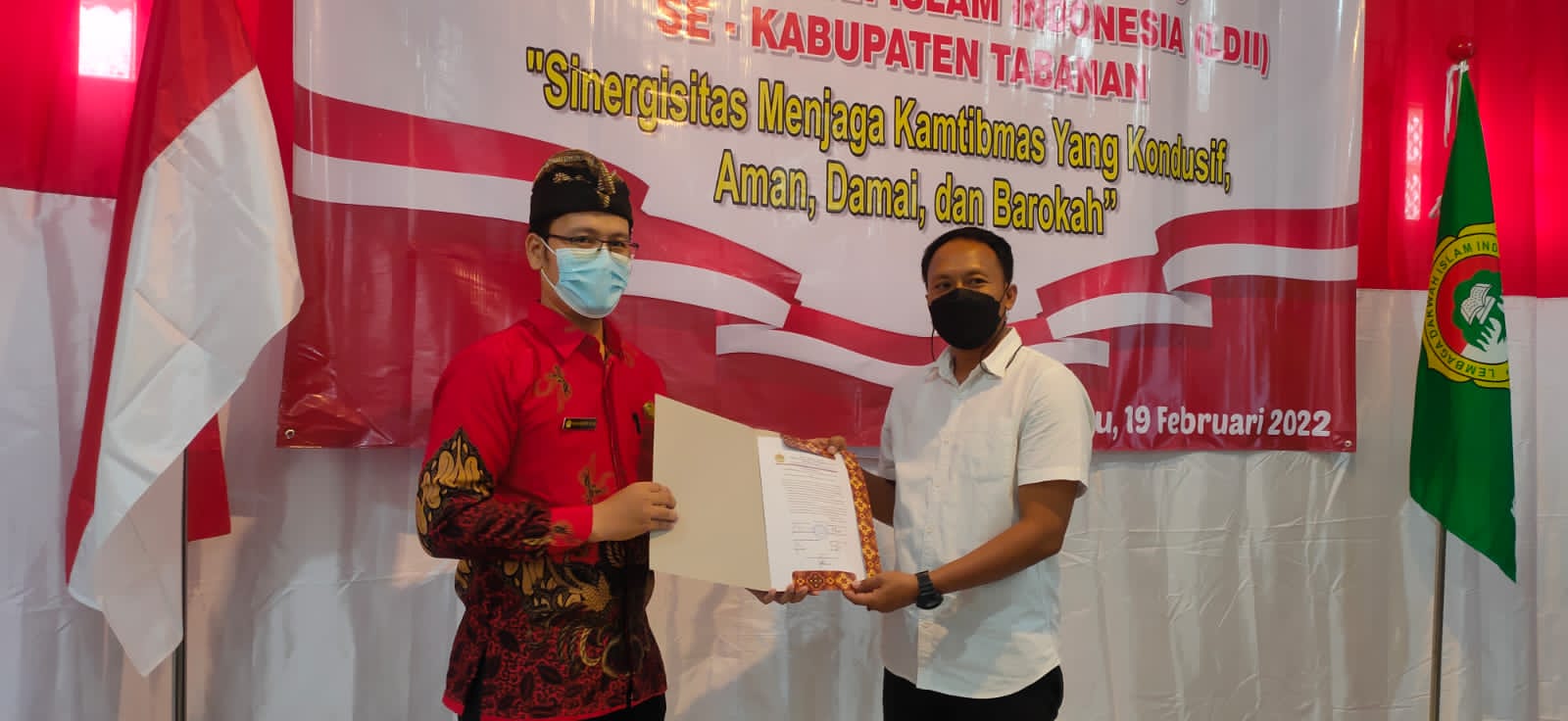Kunjungi LDII, Ini Pesan Kasat Intelkam Polres Tabanan