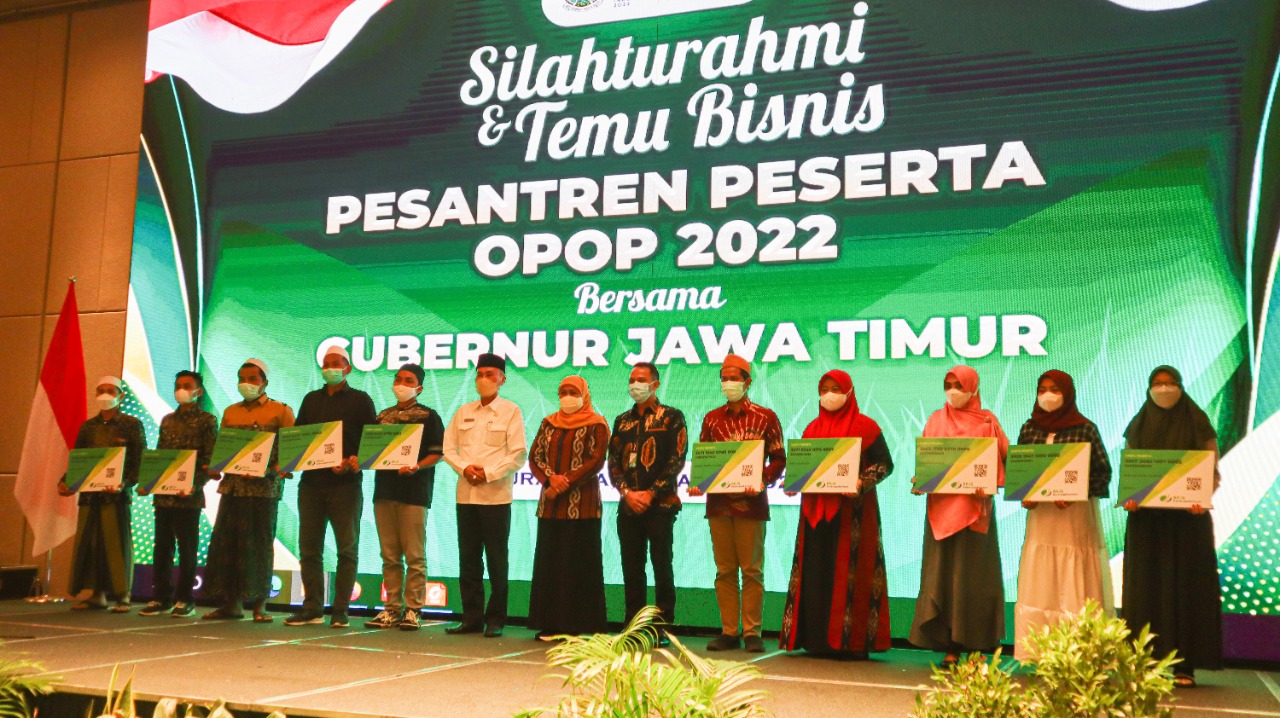 Ponpes Wali Barokah Hadiri Undangan acara Temu Bisnis One Pesantren One Product Jawa Timur 2022