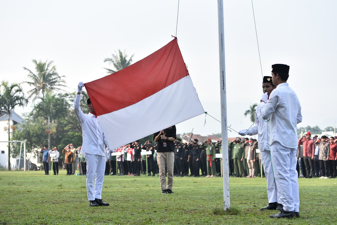 Upacara Peringatan HUT RI, LDII Jabar Tekankan Pentingnya Sikap Cinta Tanah Air