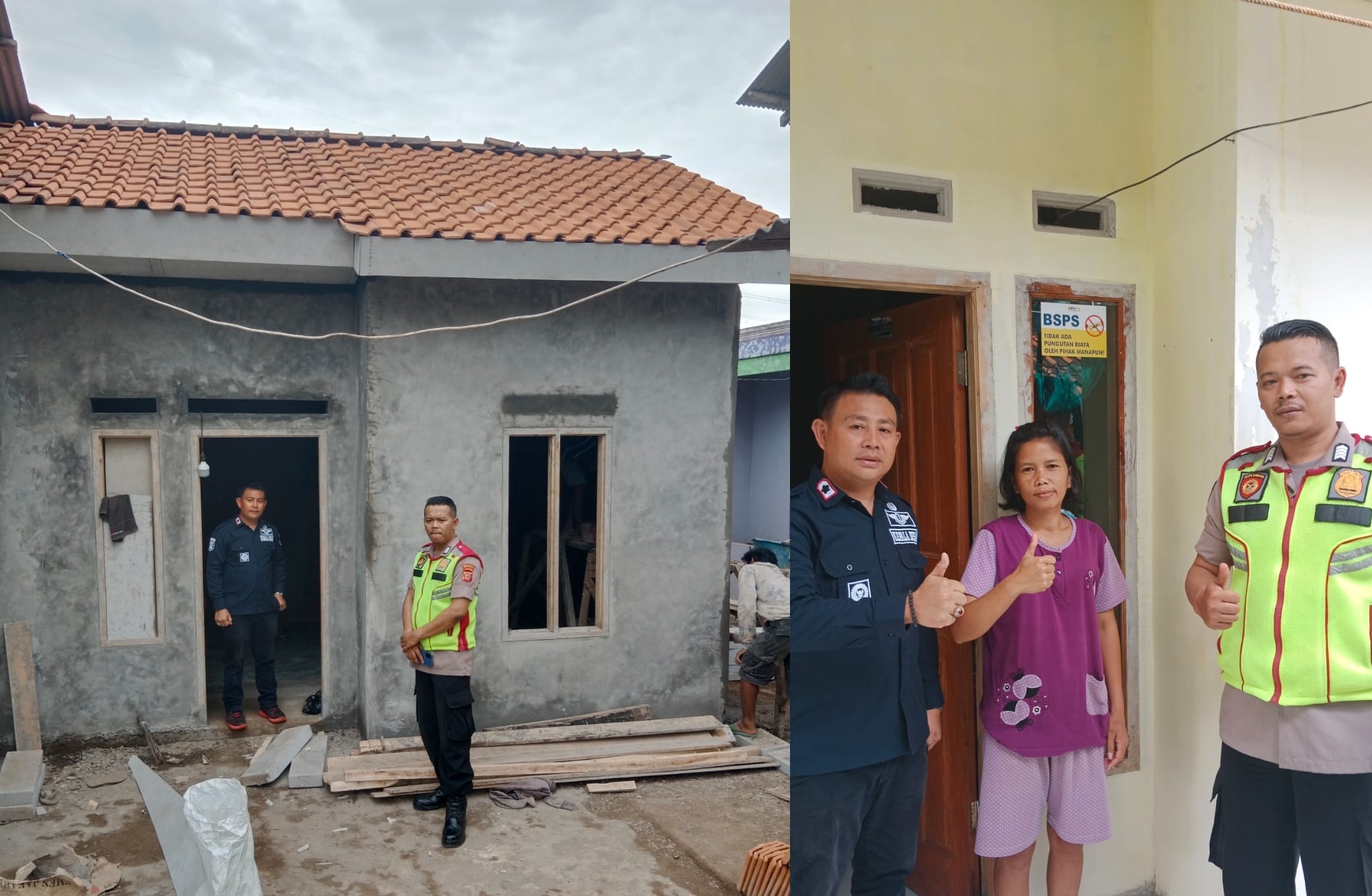 Pemerintah dan Aparat Keamanan Sambangi Warga Terima Bantuan Rutilahu