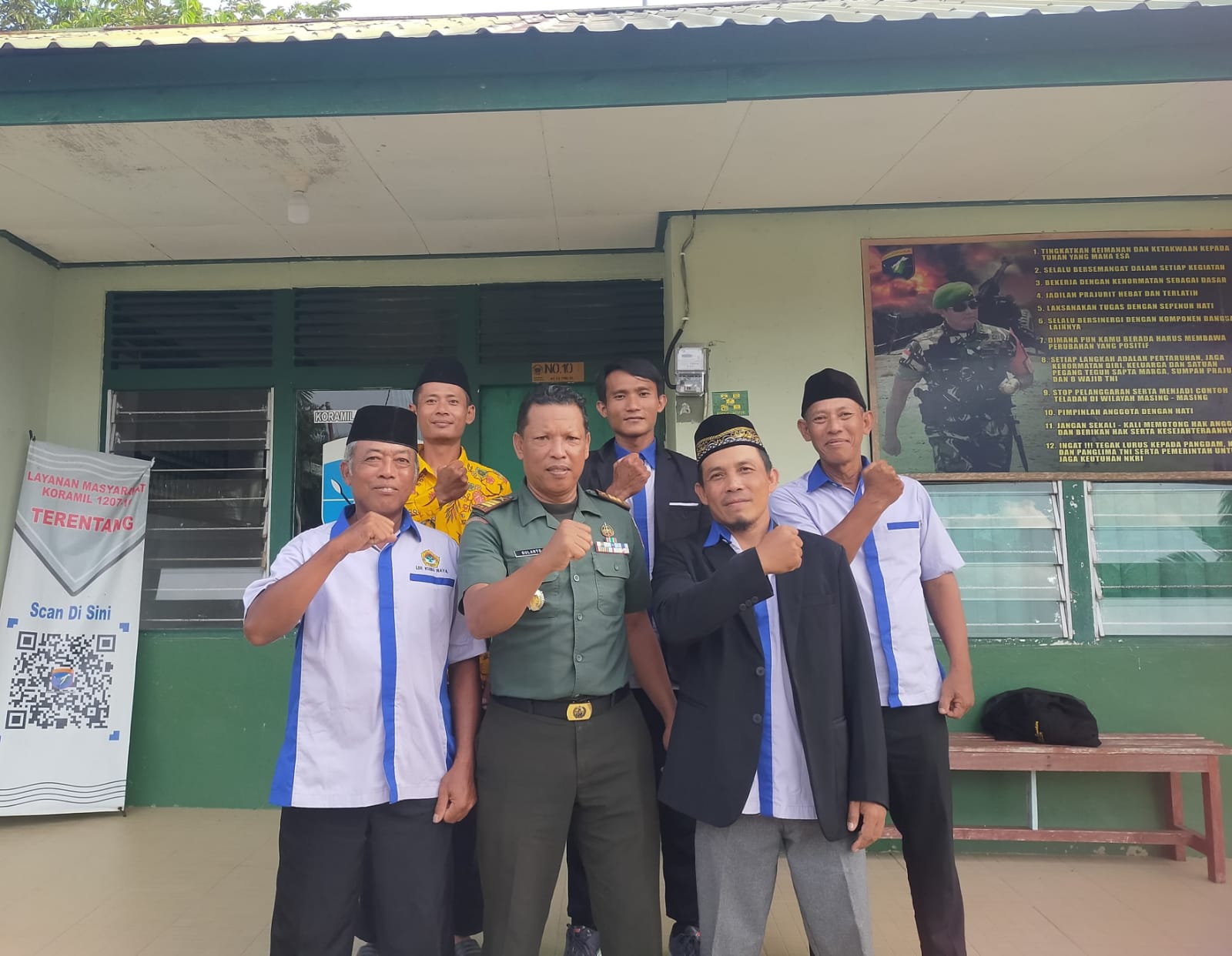 Jalin Silaturahim, LDII Terentang dan Danramil 1207/10 Bahas Penguatan Kerjasama Kemasyarakatan
