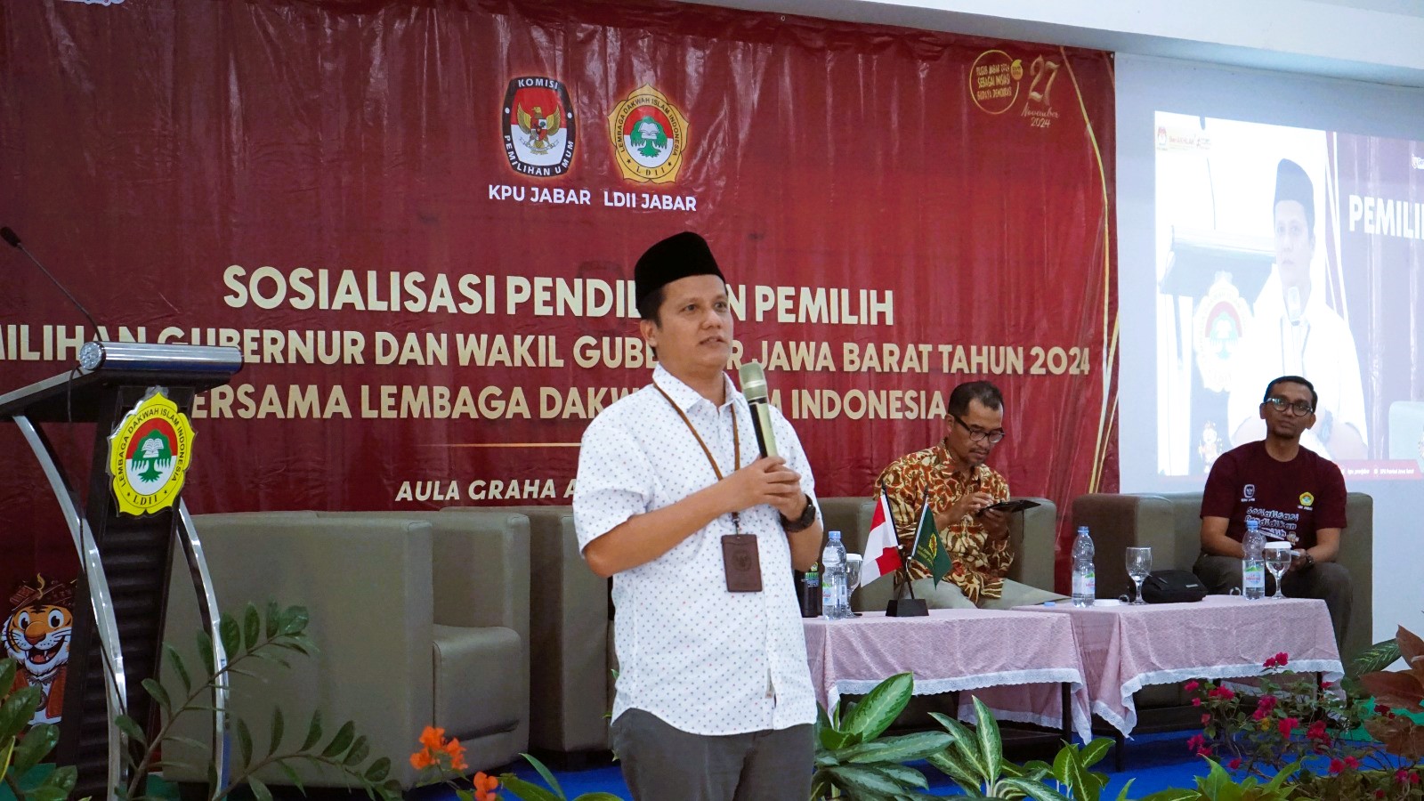 LDII Bersama KPU Jawa Barat Gelar Sosialisasi Pendidikan Pemilih untuk Pilgub 2024