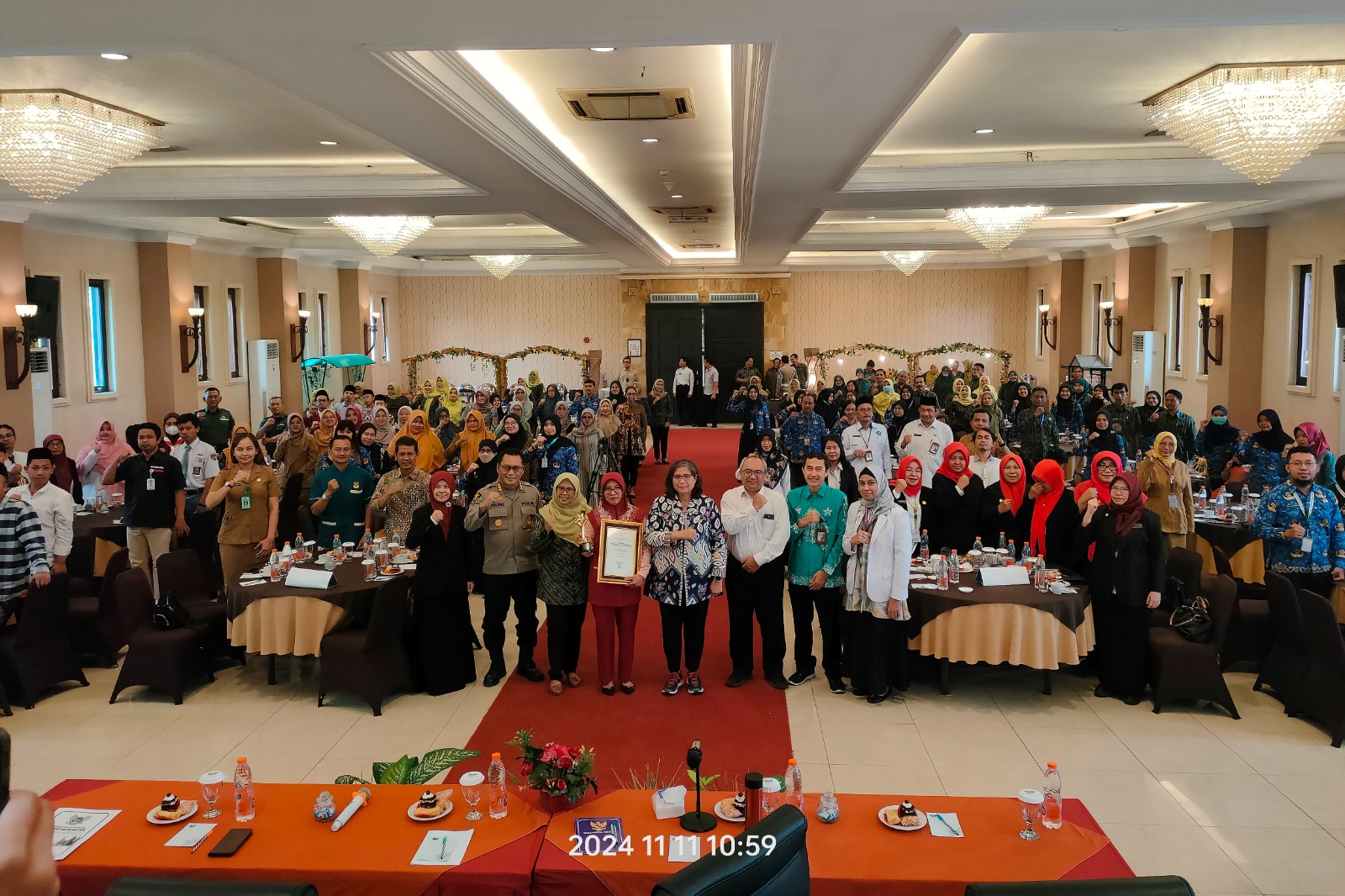 Ponpes Wali Barokah Kediri Raih Penghargaan Pesantren Sehat di HKN ke-60