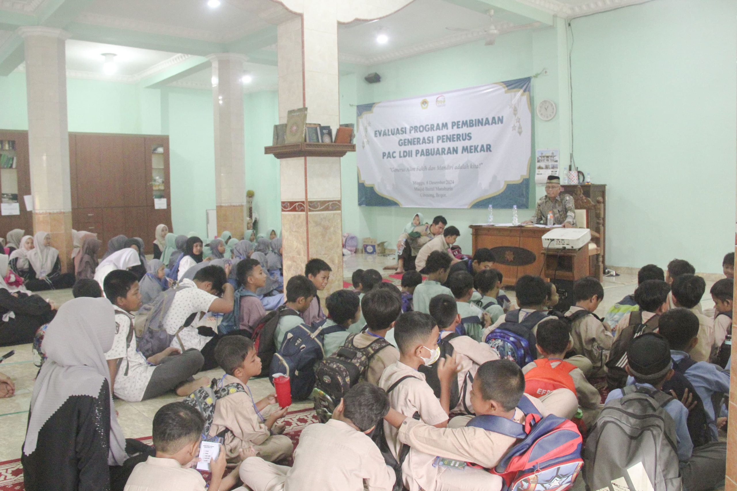 LDII Pabuaran Mekar Gelar Evaluasi Pembinaan Generasi Penerus