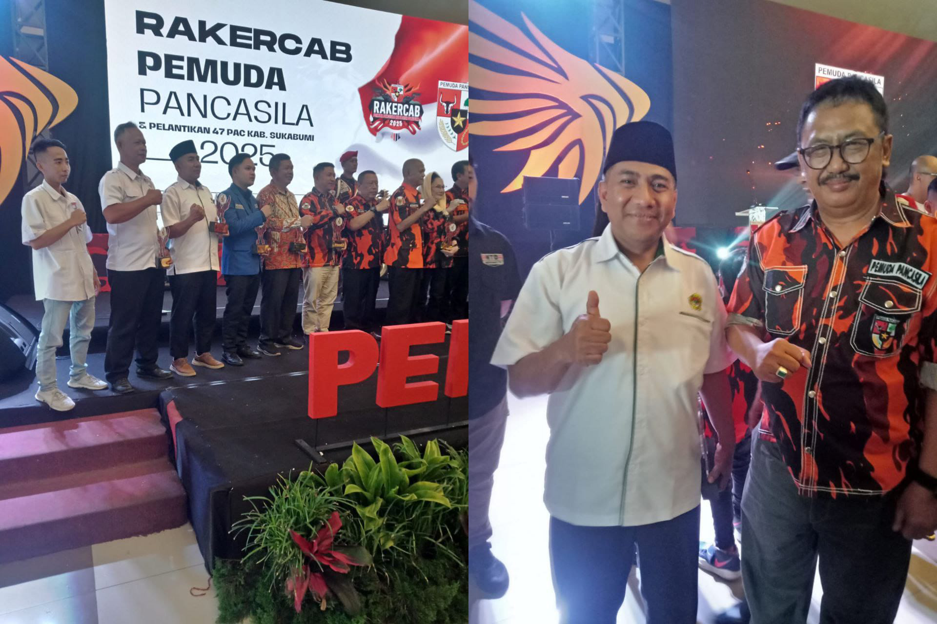Rakercab Pemuda Pancasila, LDII Sukabumi Perkuat Sinergi dengan Ormas Kebangsaan