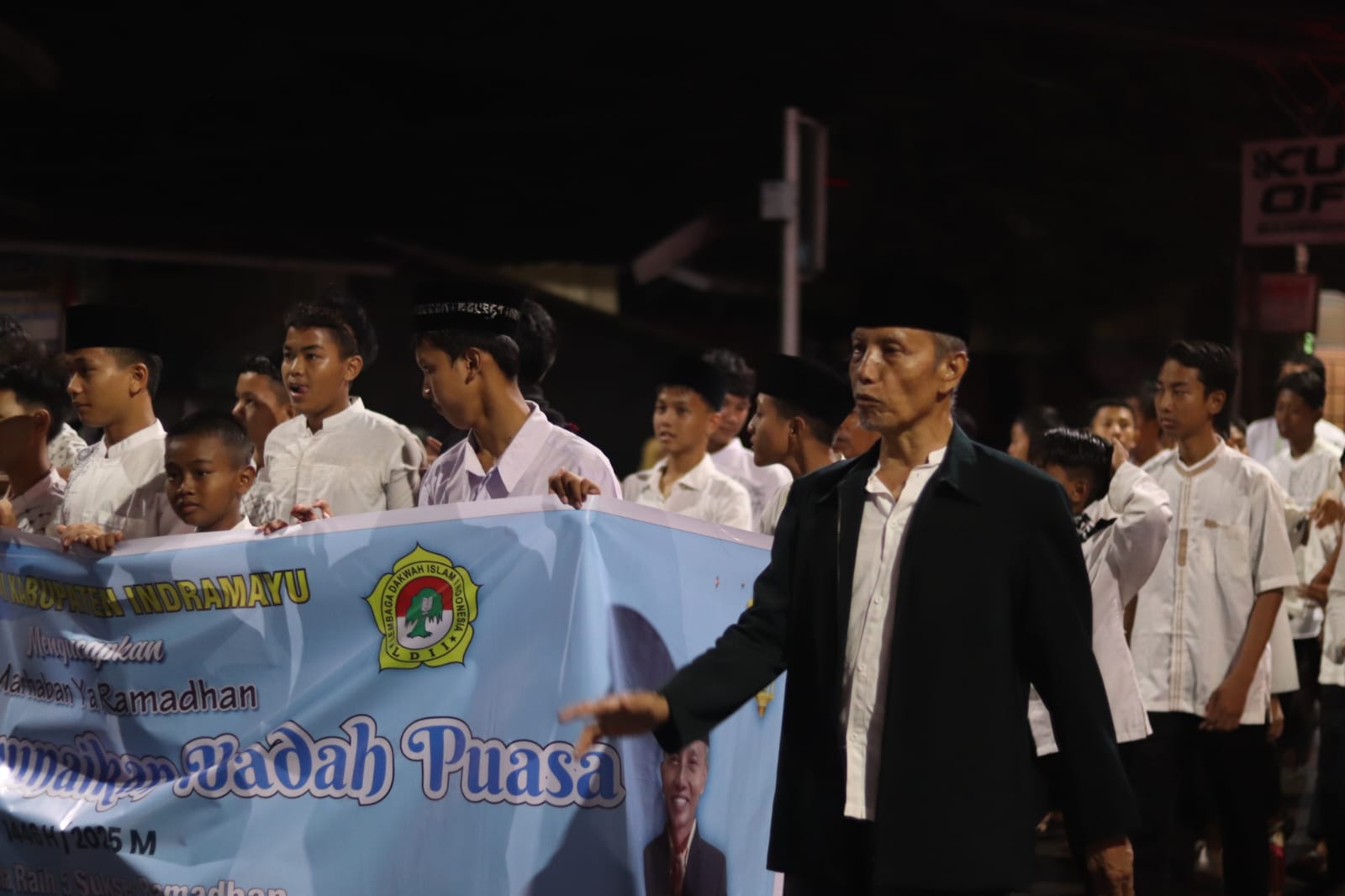 Sambut Ramadan, LDII Indramayu Ikut Pawai Tarhib Bersama Pemkab