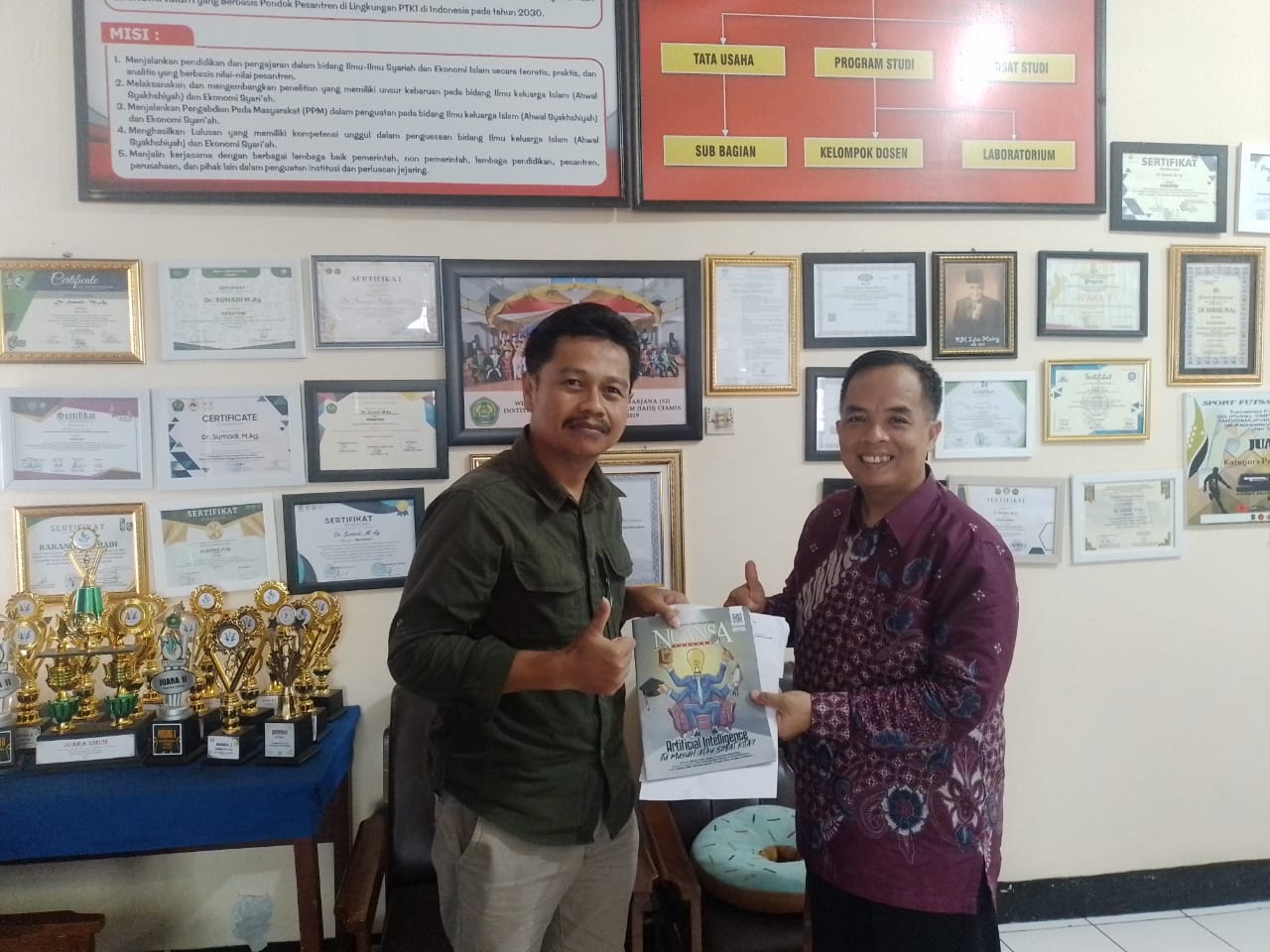 LDII Ciamis Silaturahmi ke Ketua FKUB, Bahas Kepengurusan Baru dan Program