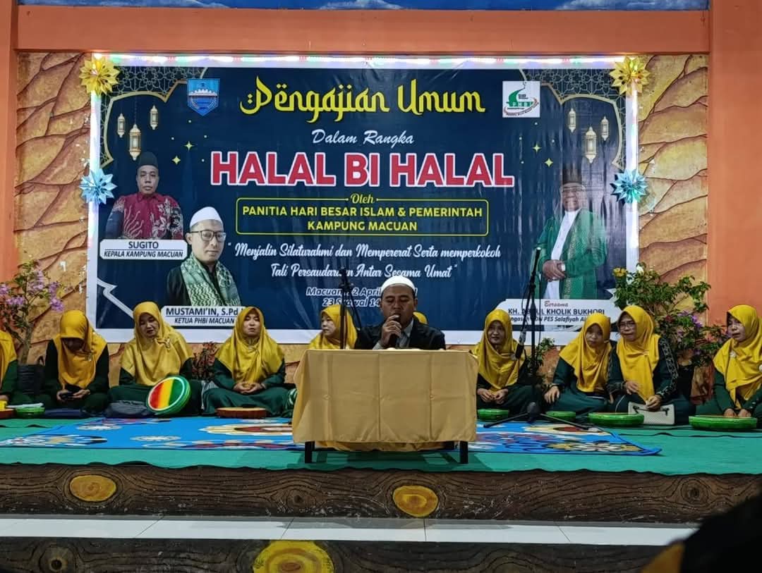 Warga Kampung Macuan Gelar Pengajian Umum dan Halal Bi Halal