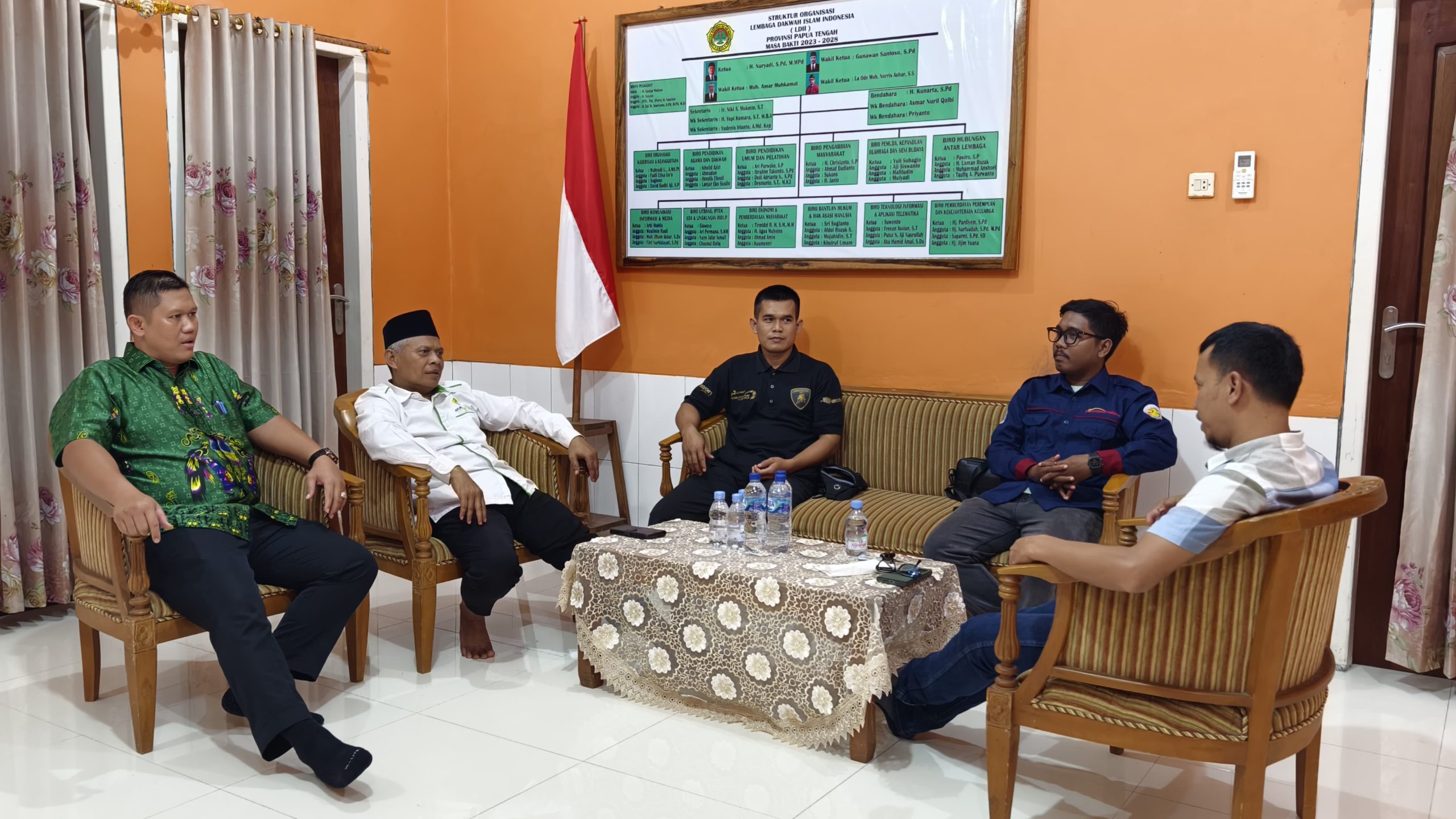 Papua Pos Nabire Silaturahim ke LDII Papua Tengah, Bahas Sinergi Media