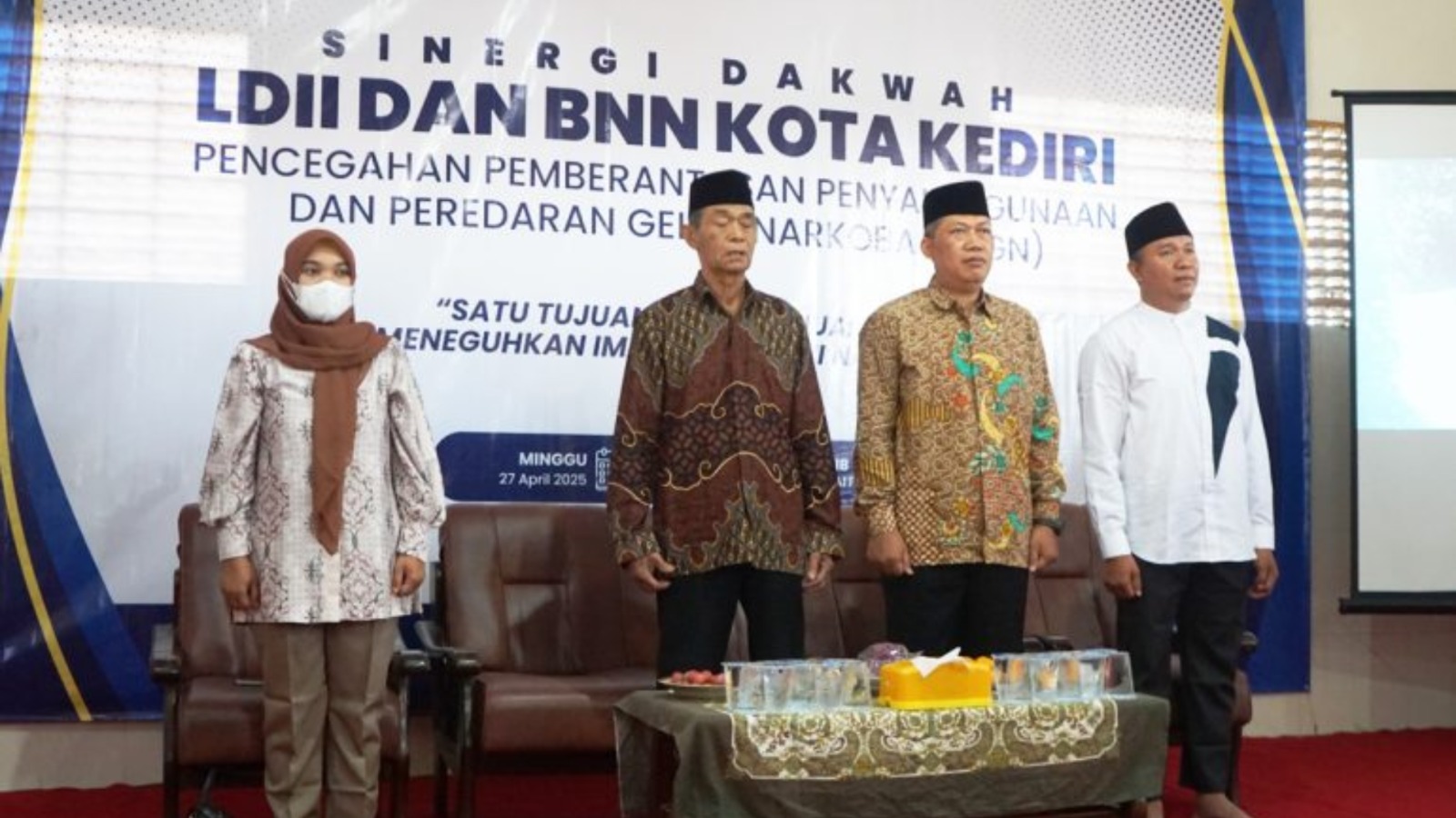 LDII Gandeng BNN Kediri, 500 Pemuda Dapat Penyuluhan Bahaya Narkoba