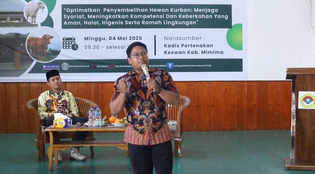 LDII Mimika Gelar Pelatihan Kurban Bersama Dinas Peternakan