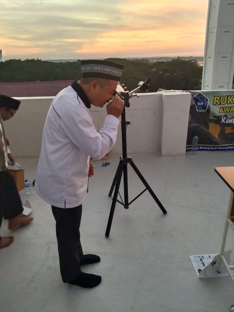 LDII Subang Ikuti Rukyatul Hilal di Masjid Agung Nasional An-Nur