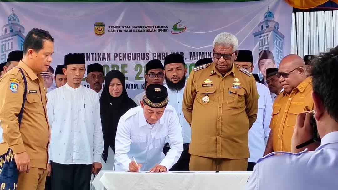 Ketua DPD LDII Mimika Hadiri Pelantikan Pengurus PHBI 2025-2028