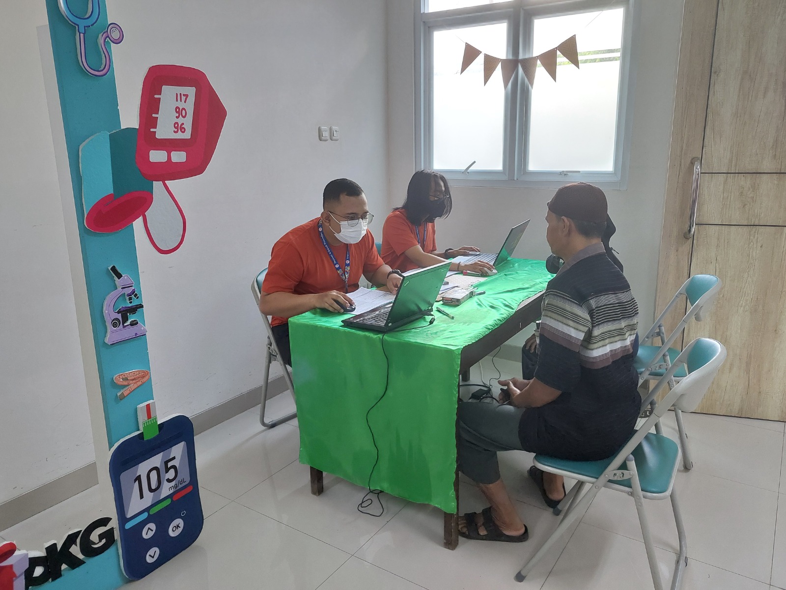 Puskesmas Puter Gandeng LDII Gelar Cek Kesehatan Gratis untuk Warga