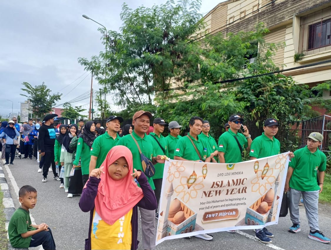 Peringati 1 Muharam, Warga LDII Mimika Ikuti Jalan Santai Bersama