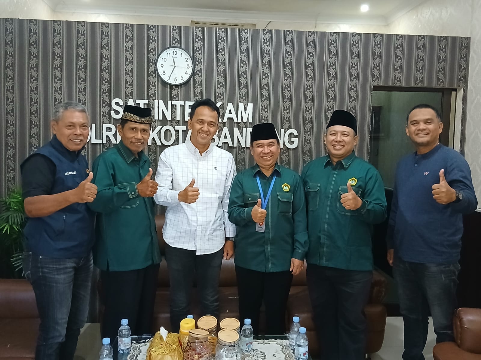 LDII Kabupaten Bandung Audiensi dengan Kasat Intel Polresta Bahas Sinergi
