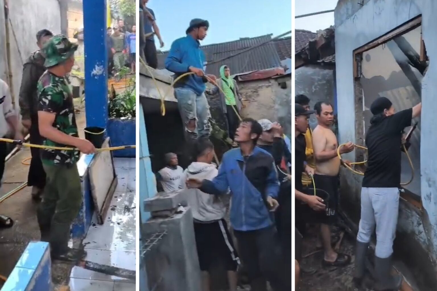 Empati LDII Pangalengan, Salurkan Bantuan Korban Kebakaran