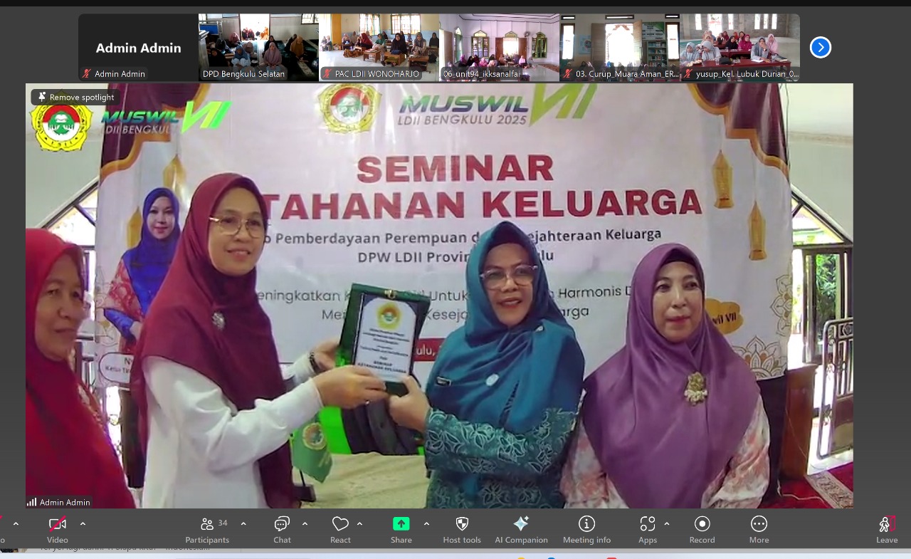 LDII Bengkulu Gelar Seminar Ketahanan Keluarga Road to Muswil