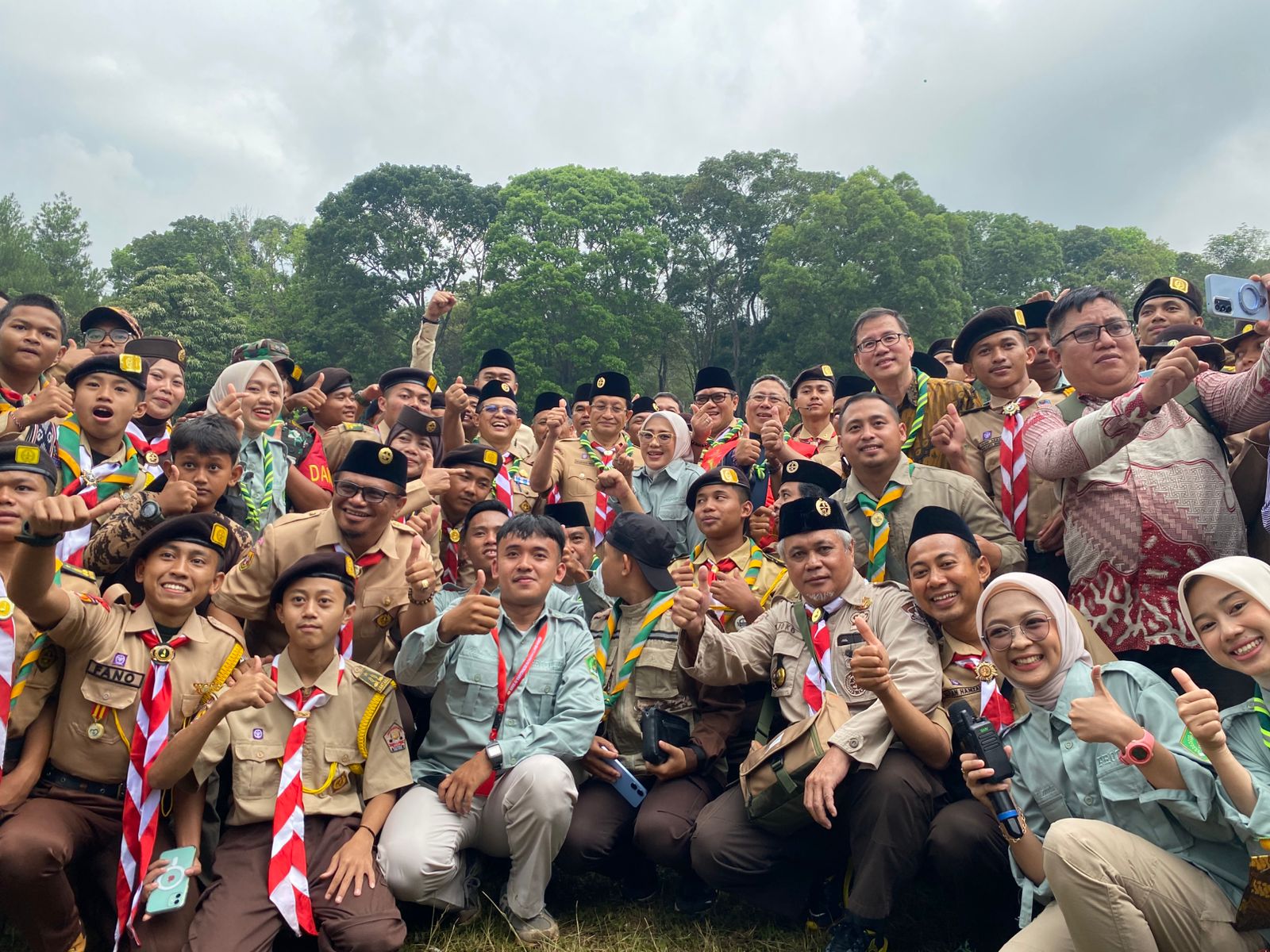 Kemah Bakti Harmoni Beragama IV yang Dibuka Menag RI