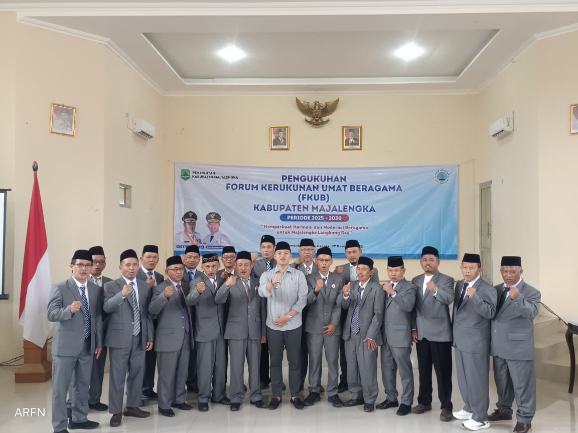 Ketua LDII Majalengka Dilantik sebagai Wakil Ketua FKUB Periode 2025–2030