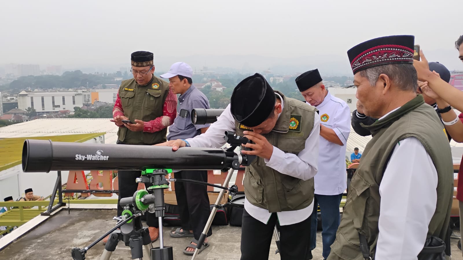 LDII Ikuti Rukyatul Hilal di Bandung, Cuaca Mendung Hambat Pengamatan