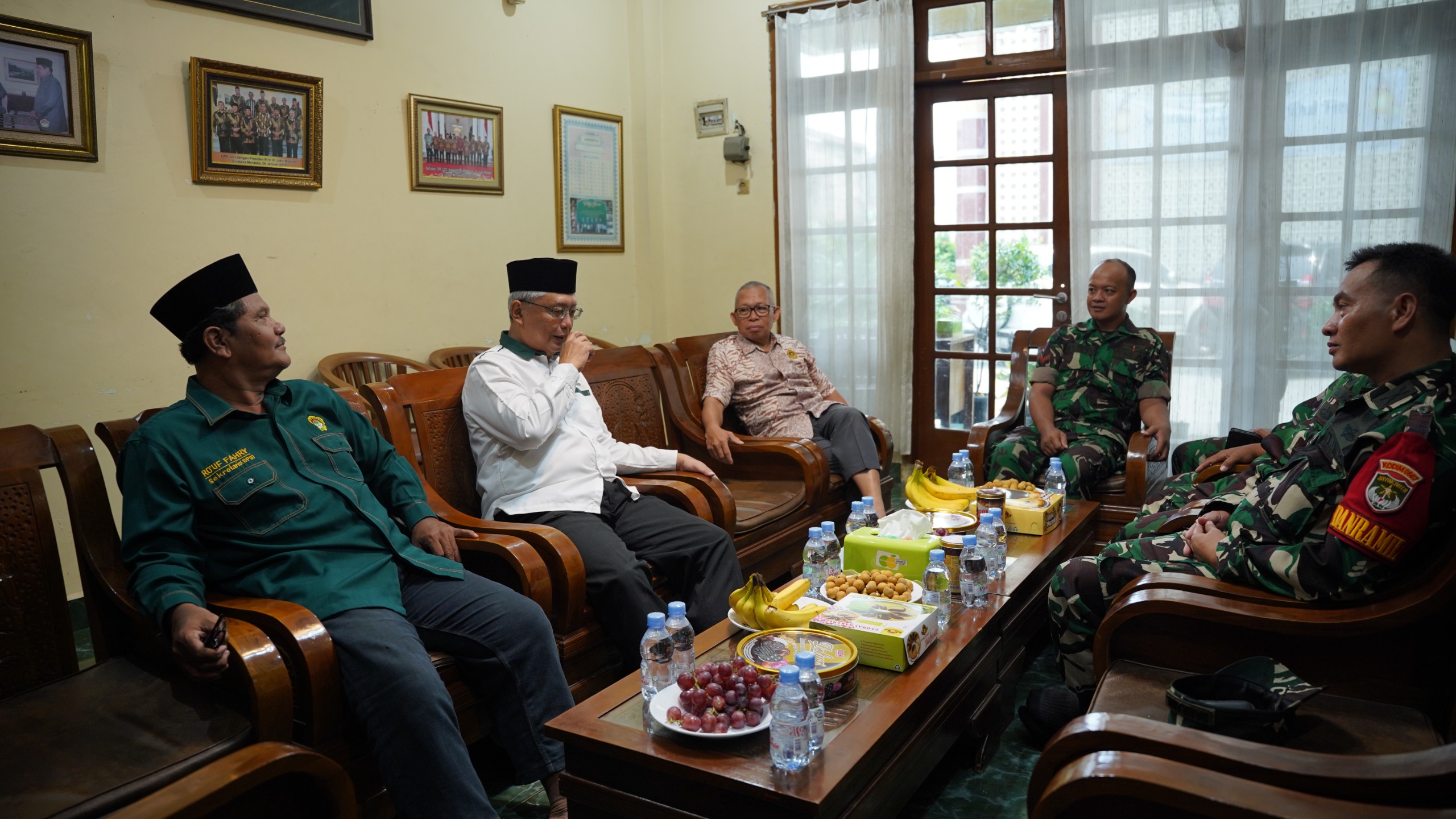 Danramil Kranji Kunjungi DPD LDII Bekasi, Perkuat Sinergi dengan Aparatur Negara