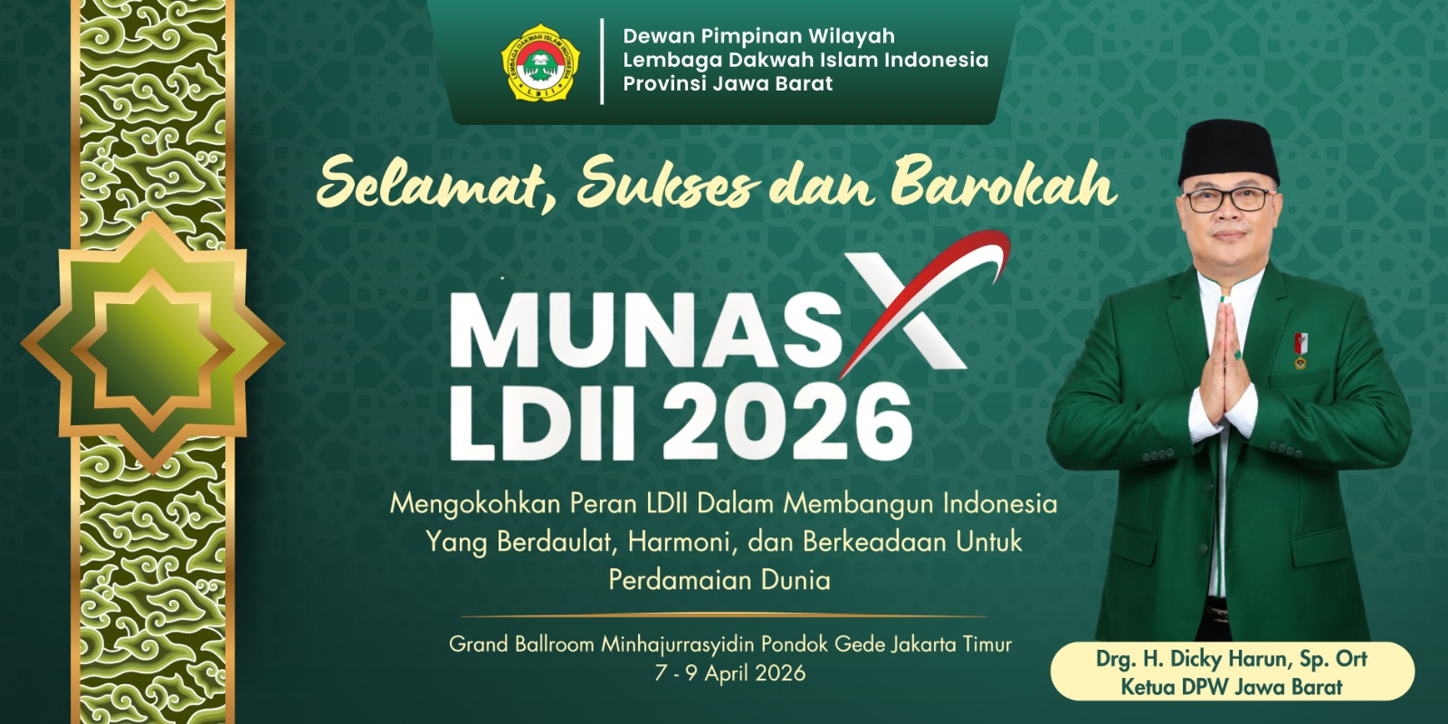 Selamat, Sukses dan Barokah Munas X LDII 2026
